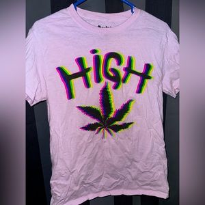 Spencer’s “High” Pink Graphic Tee